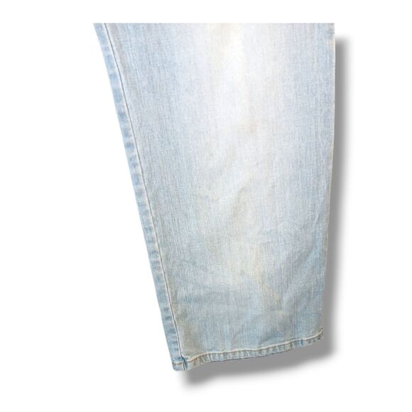 Sonoma Jean Company Light Wash Stretch Denim Jeans 5 Pocket Straight Leg Size 16 - Picture 8 of 12